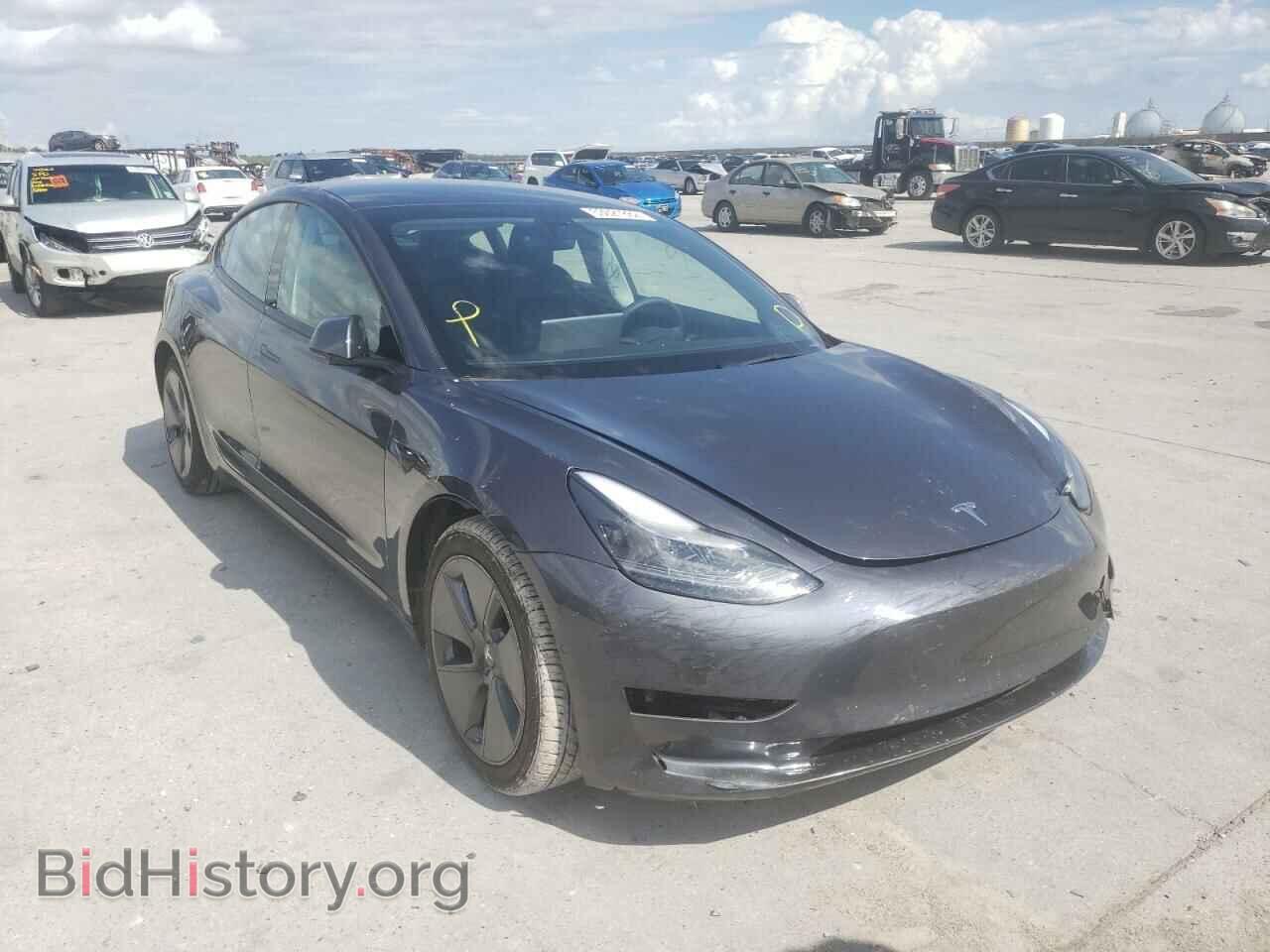 Photo 5YJ3E1EB5NF192796 - TESLA MODEL 3 2022