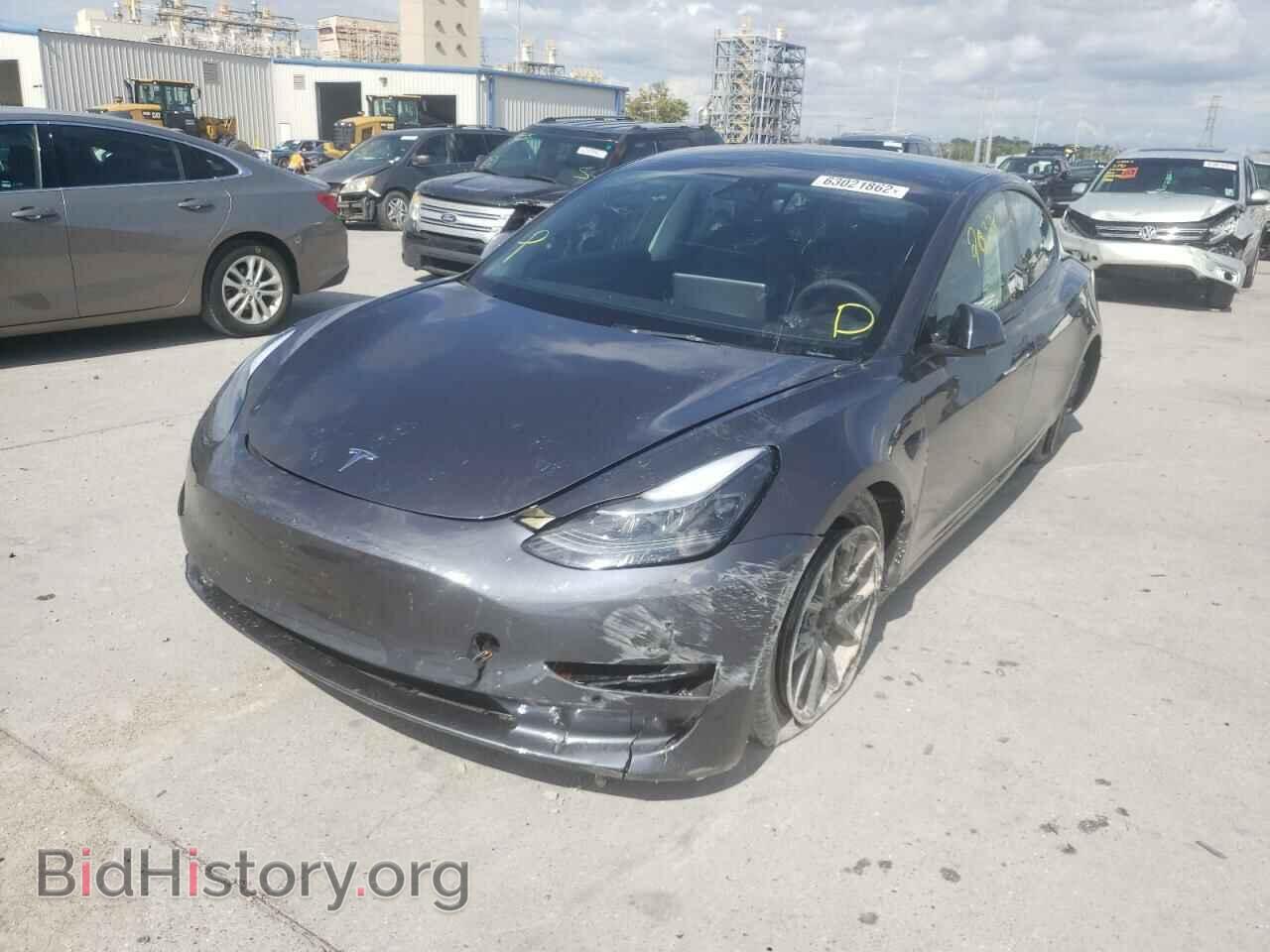 2022 TESLA MODEL 3 - VIN: 5YJ3E1EB5NF192796 - Photo 2