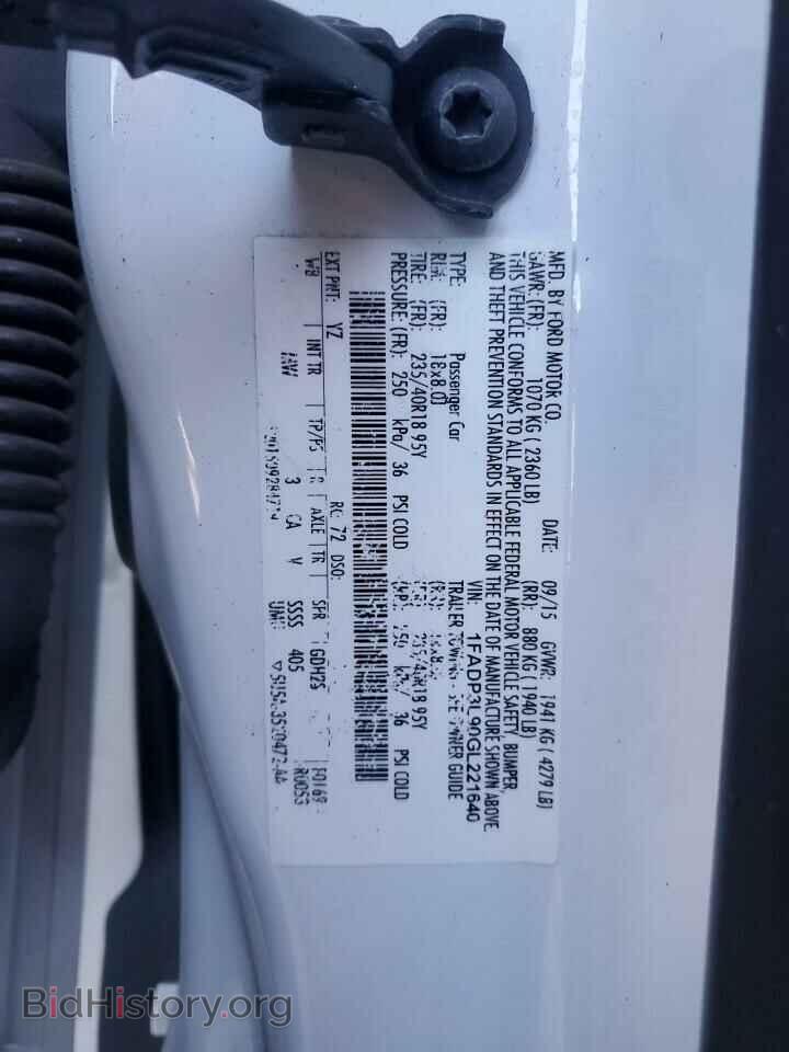 2016 FORD FOCUS - VIN: 1FADP3L90GL221640 - Фото 13