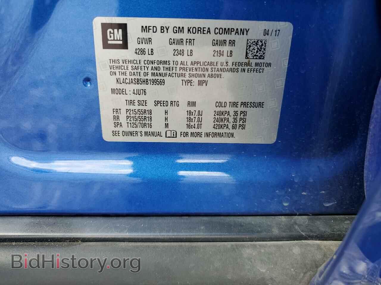 2017 BUICK ENCORE - VIN: KL4CJASB5HB199569 - Photo 12