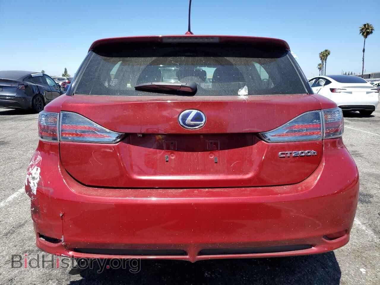 2012 LEXUS CT 200 - VIN: JTHKD5BH2C2119057 - Фото 6