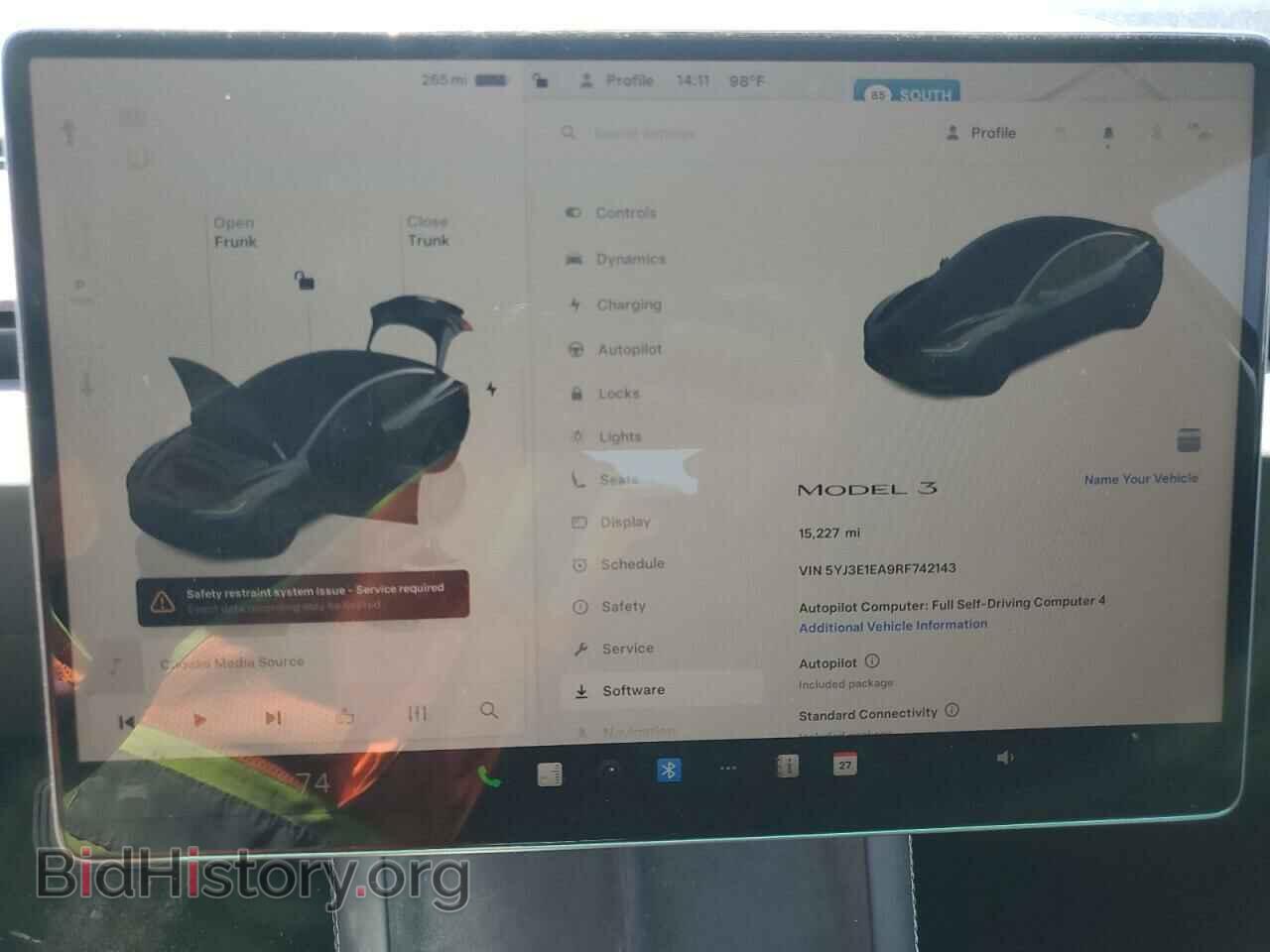 2024 TESLA MODEL 3 - VIN: 5YJ3E1EA9RF742143 - Фото 9