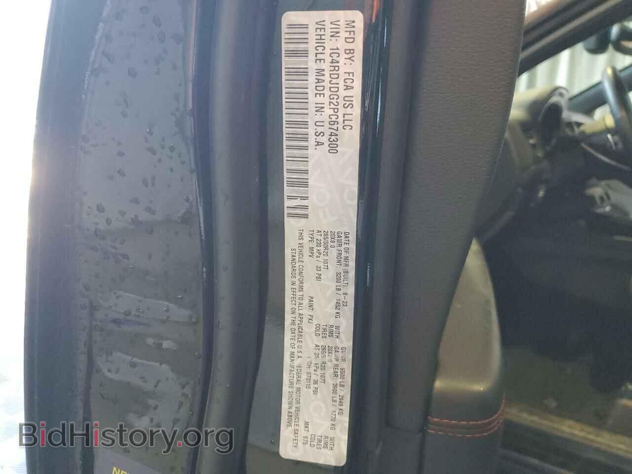 2023 DODGE DURANGO - VIN: 1C4RDJDG2PC674300 - Фото 13