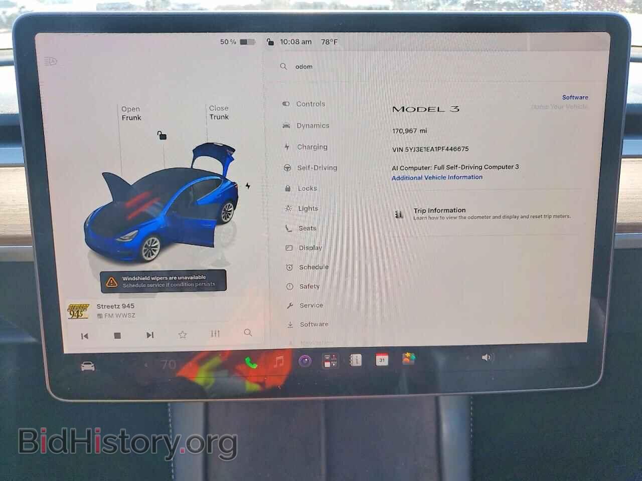 2023 TESLA MODEL 3 - VIN: 5YJ3E1EA1PF446675 - Фото 9