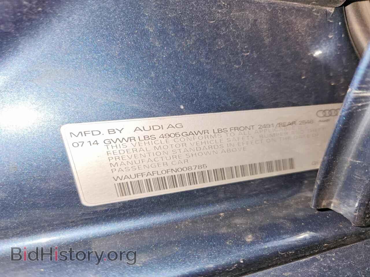 2015 AUDI A4 - VIN: WAUFFAFL0FN008785 - Photo 13