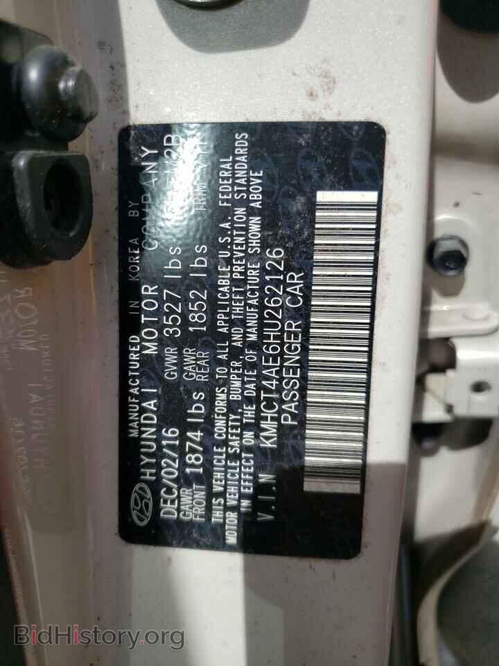 2017 HYUNDAI ACCENT - VIN: KMHCT4AE6HU262126 - Фото 10
