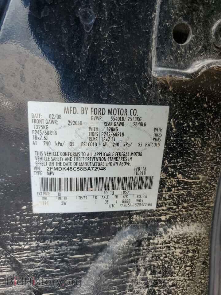 2008 FORD EDGE - VIN: 2FMDK48C58BA72948 - Photo 12