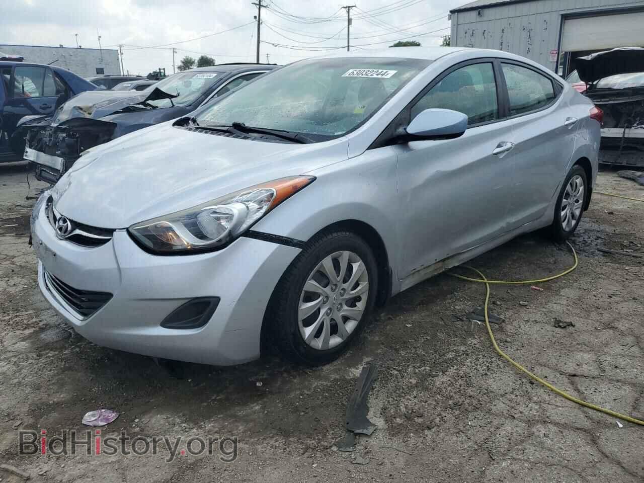 Photo 5NPDH4AEXCH072083 - HYUNDAI ELANTRA 2012