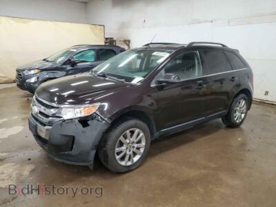 2013 Ford EDGE Limited, коричневый — VIN 2FMDK3KC2DBB35145, Copart