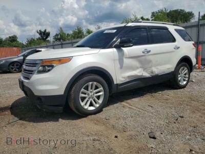 2014 Ford EXPLORER XLT, белый — VIN 1FM5K8D8XEGB34071, Copart