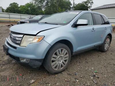 2008 Ford EDGE LIMITED, blue — VIN 2FMDK49C48BA54830, Copart
