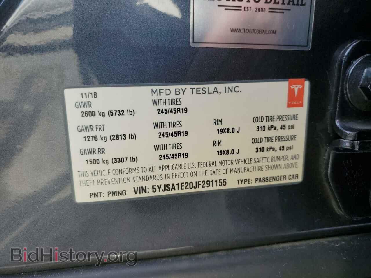 2018 TESLA MODEL S - VIN: 5YJSA1E20JF291155 - Photo 13
