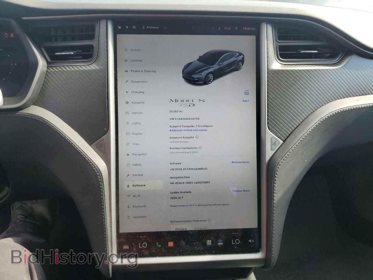 2018 TESLA MODEL S - VIN: 5YJSA1E20JF291155 - Photo 9