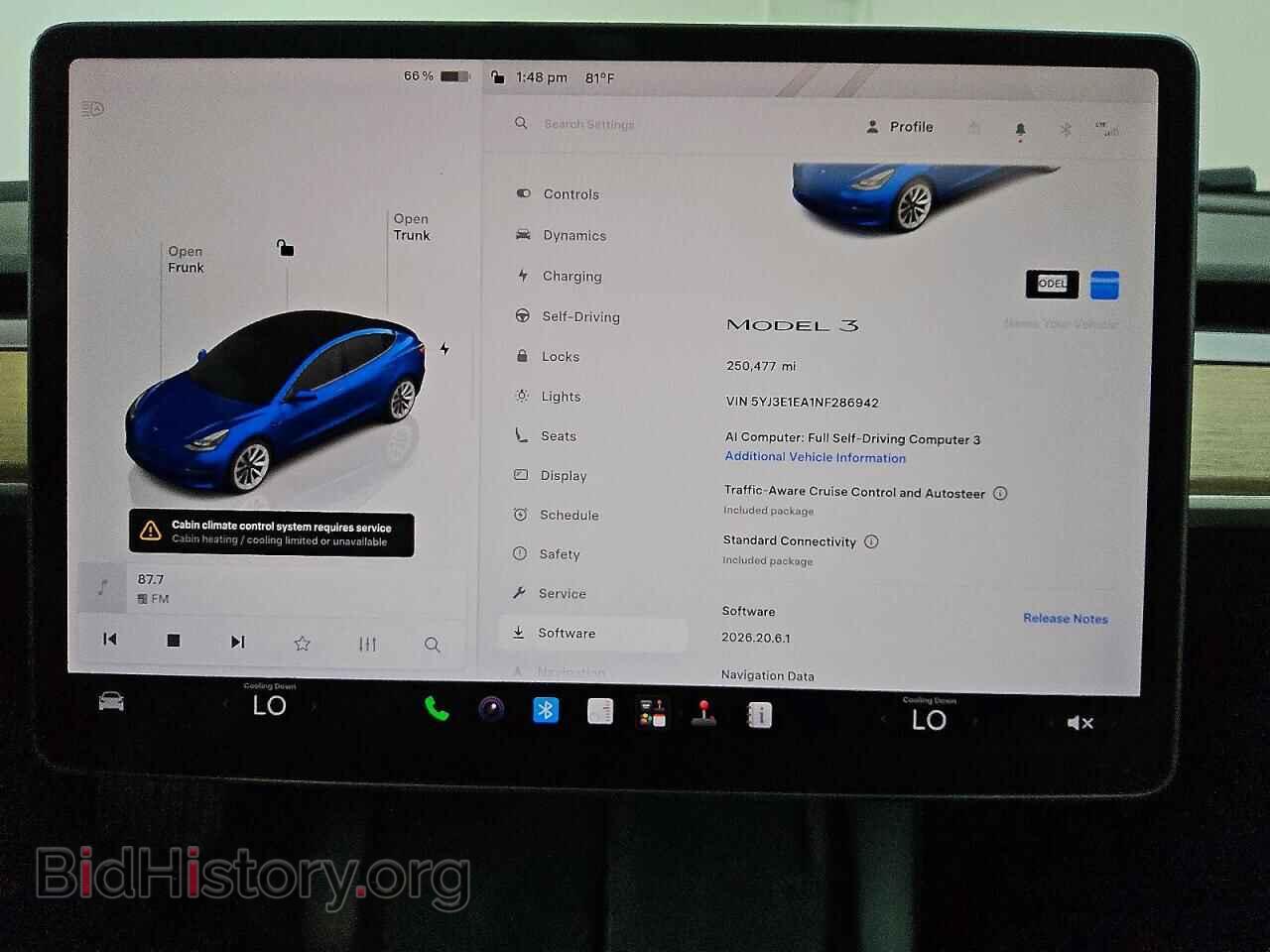 2022 TESLA MODEL 3 - VIN: 5YJ3E1EA1NF286942 - Photo 9