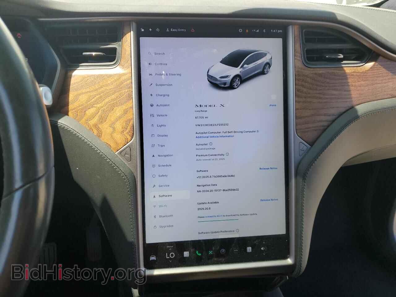 2020 TESLA MODEL X - VIN: 5YJXCDE23LF235232 - Photo 9