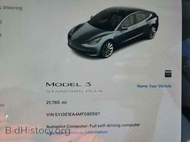 2021 TESLA MODEL 3 - VIN: 5YJ3E1EA4MF090587 - Photo 9
