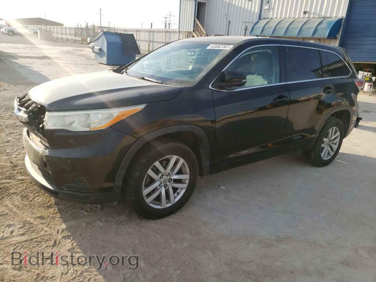 Фотография 5TDZKRFHXES013636 - TOYOTA HIGHLANDER 2014