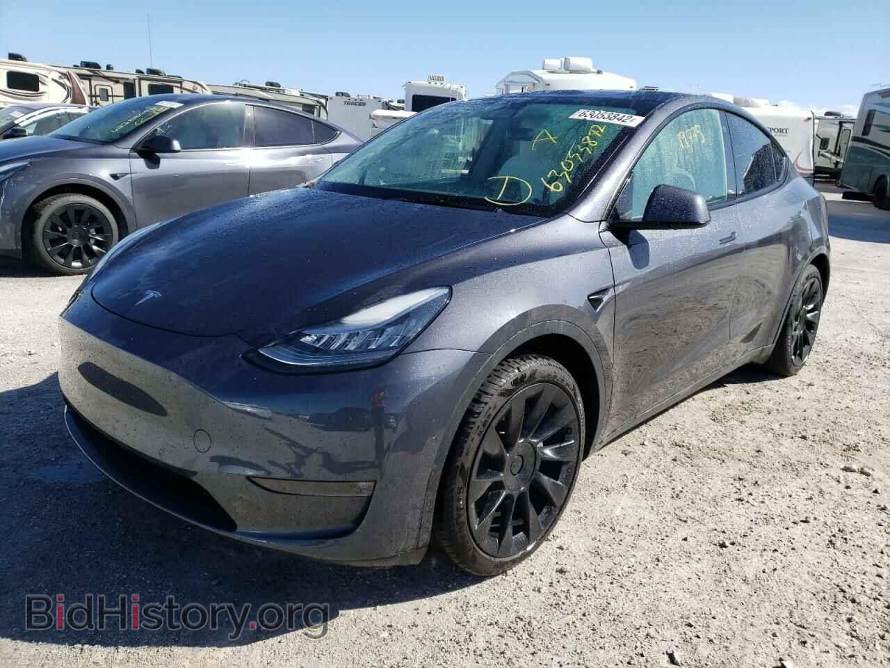 2021 TESLA MODEL Y - VIN: 5YJYGAEE3MF178923 - Фото 2