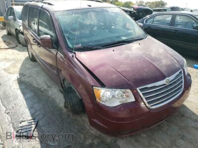 2008 Chrysler MINIVAN Town & COU, темно-бордовый — VIN 2A8HR54P48R826325, Copart