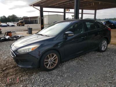2015 Ford FOCUS SE, black — VIN 1FADP3F24FL227843, Copart
