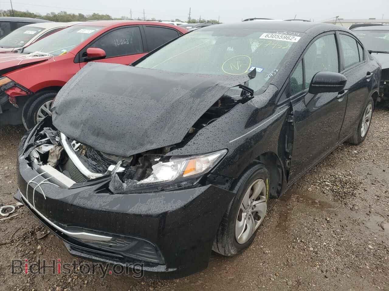 2014 HONDA CIVIC - VIN: 19XFB2F59EE077452 - Фото 2