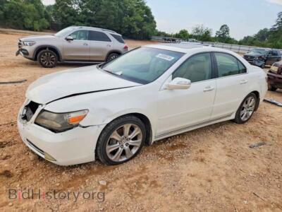 2009 Acura RL, белый — VIN JH4KB26679C002252, Copart