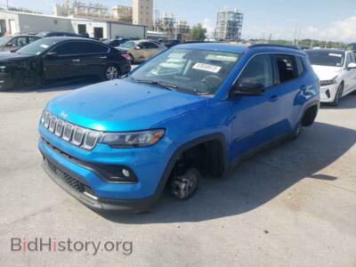 2022 Jeep COMPASS, синий — VIN 3C4NJCBB2NT229602, Copart