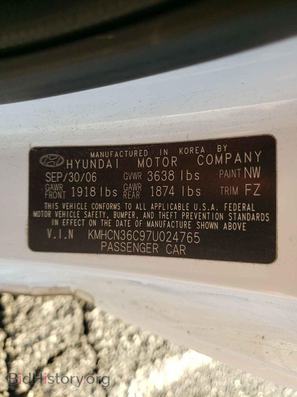 2007 HYUNDAI ACCENT - VIN: KMHCN36C97U024765 - Фото 10
