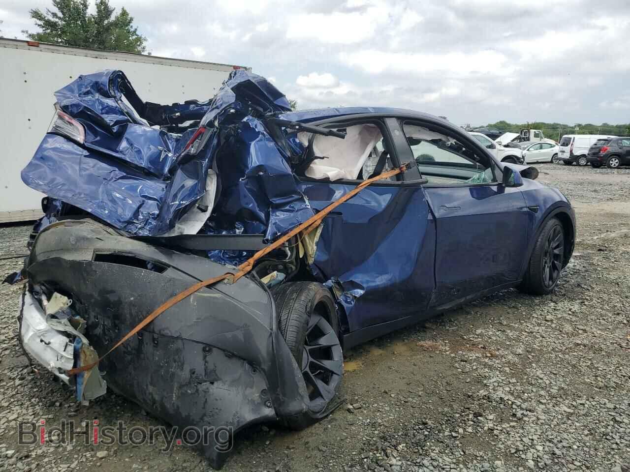 2022 TESLA MODEL Y - VIN: 7SAYGDEE6NF481216 - Фото 3