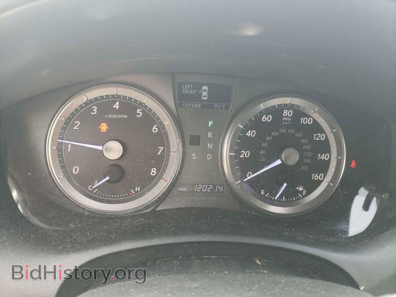 2012 LEXUS ES350 - VIN: JTHBK1EG2C2501784 - Фото 9