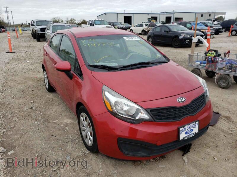 2015 Kia RIO RIO LX (VIN KNADM4A32F6447745) — фото 1 из 10, Copart, повреждение: передняя часть
