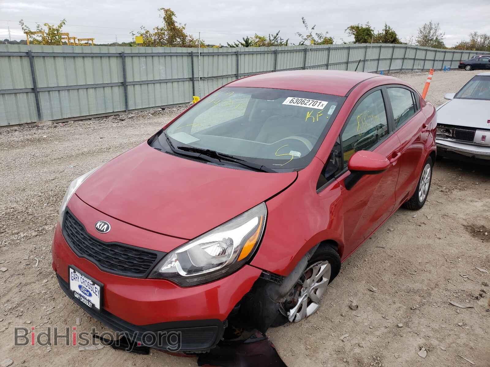 2015 KIA RIO - VIN: KNADM4A32F6447745 - Фото 2