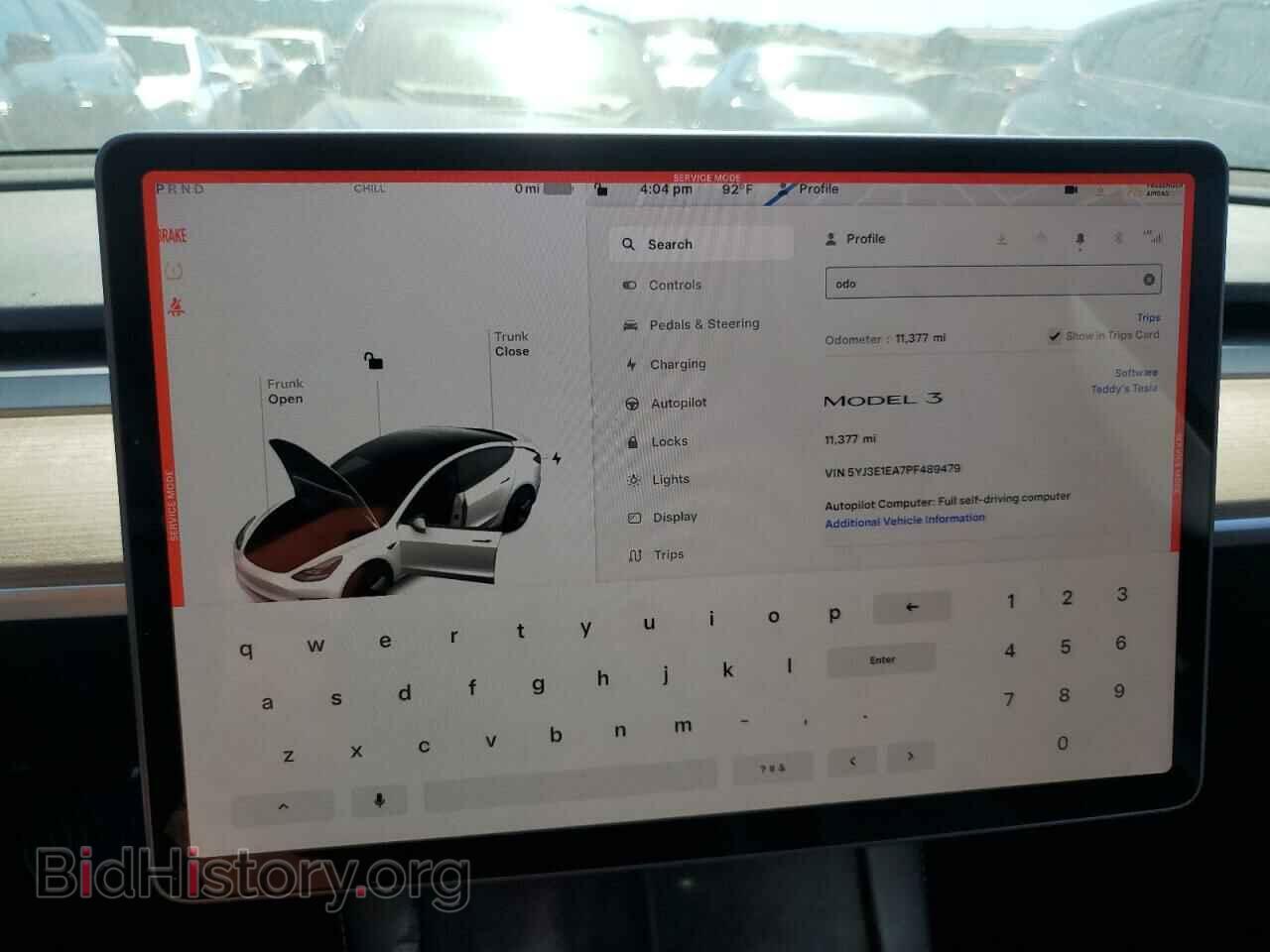 2023 TESLA MODEL 3 - VIN: 5YJ3E1EA7PF489479 - Фото 9