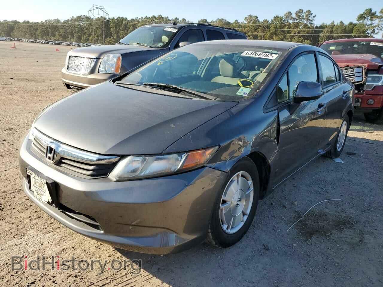 2012 HONDA CIVIC - VIN: 2HGFB2F65CH322646 - Фото 2