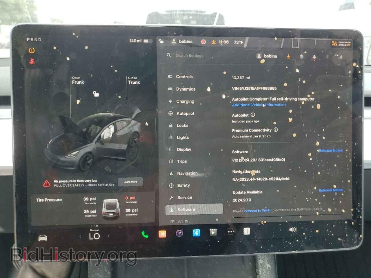 2023 TESLA MODEL 3 - VIN: 5YJ3E1EA1PF693985 - Фото 9