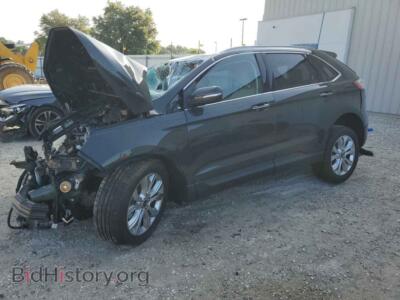 2024 Ford EDGE Titanium, черный — VIN 2FMPK4K96RBB20095, Copart