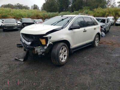2013 Ford EDGE SE, белый — VIN 2FMDK3G91DBB22335, Copart