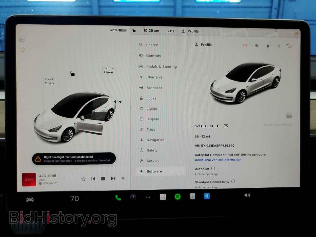 2023 TESLA MODEL 3 - VIN: 5YJ3E1EA8PF436340 - Photo 9