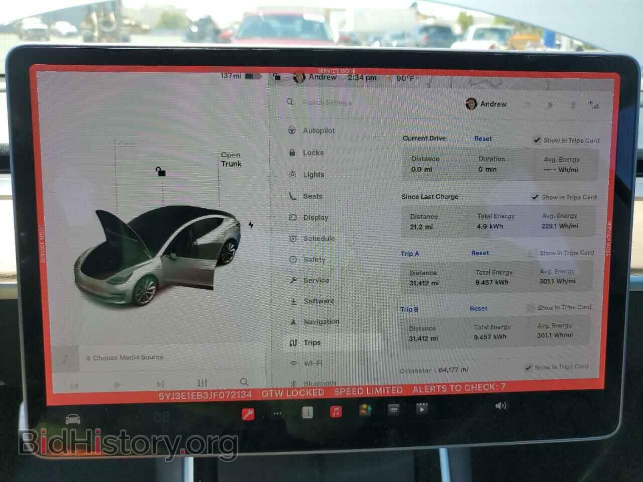 2018 TESLA MODEL 3 - VIN: 5YJ3E1EB3JF072134 - Photo 9