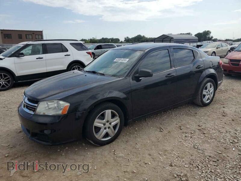 2014 Dodge AVENGER SE (VIN 1C3CDZAB3EN196259) — фото 1 из 12, Copart, повреждение: град