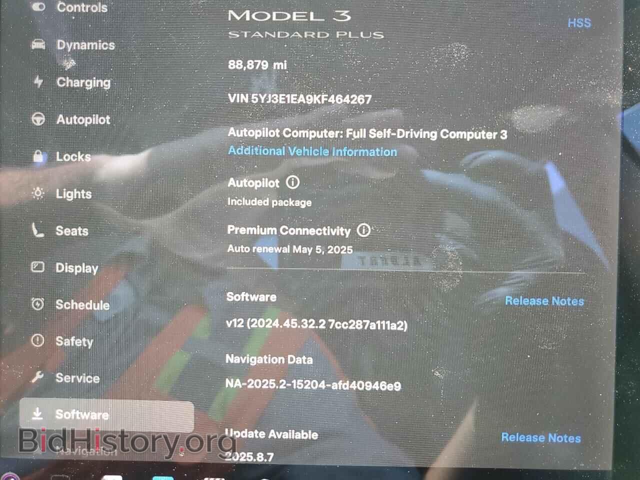 2019 TESLA MODEL 3 - VIN: 5YJ3E1EA9KF464267 - Photo 9