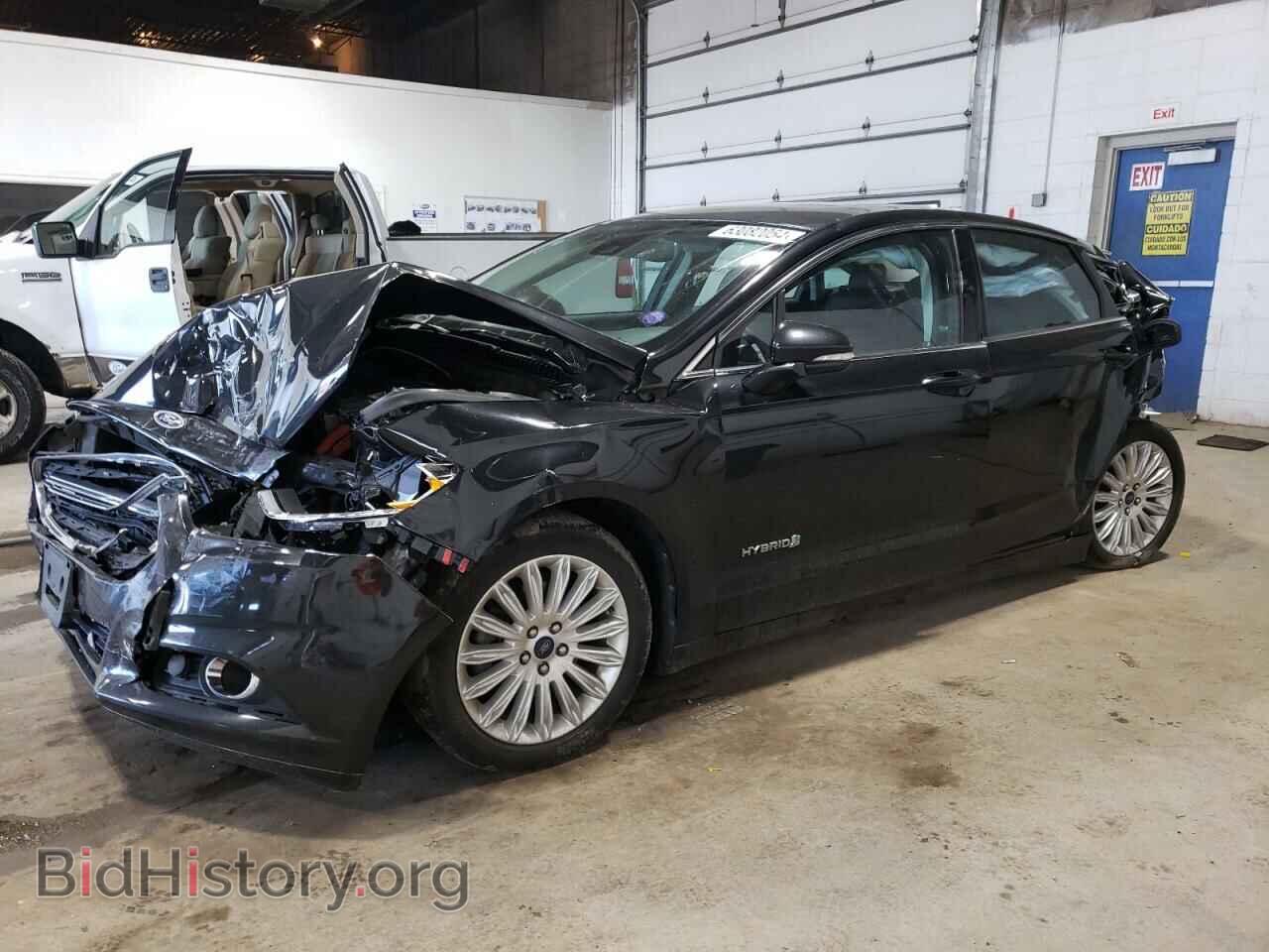 Photo 3FA6P0LU5DR177885 - FORD FUSION 2013