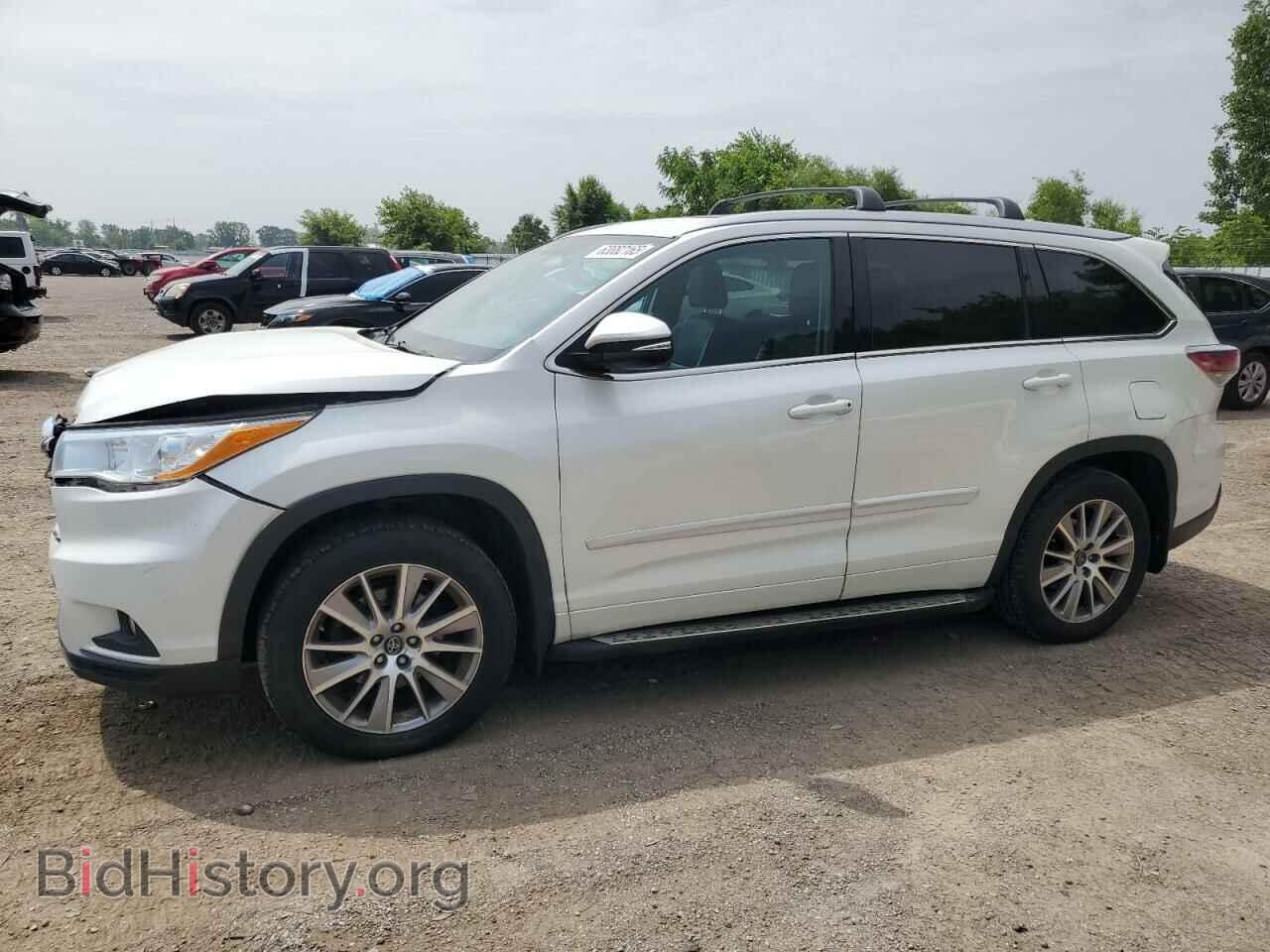 Photo 5TDJKRFH3GS344932 - TOYOTA HIGHLANDER 2016