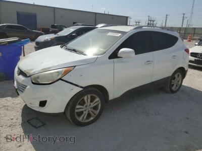 2013 Hyundai TUCSON GLS, white — VIN KM8JU3AC0DU772415, Copart