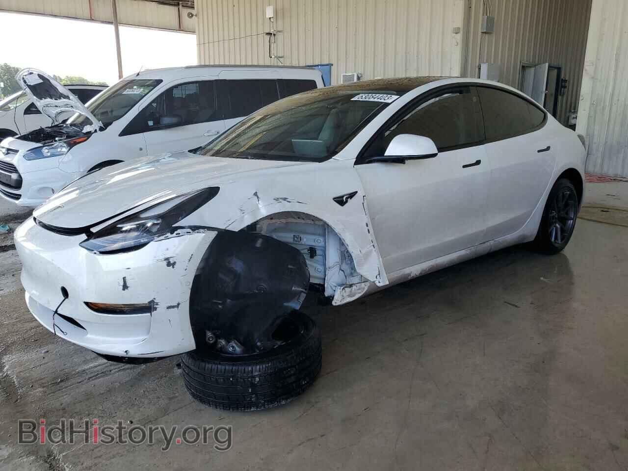 Photo 5YJ3E1EA3NF375556 - TESLA MODEL 3 2022