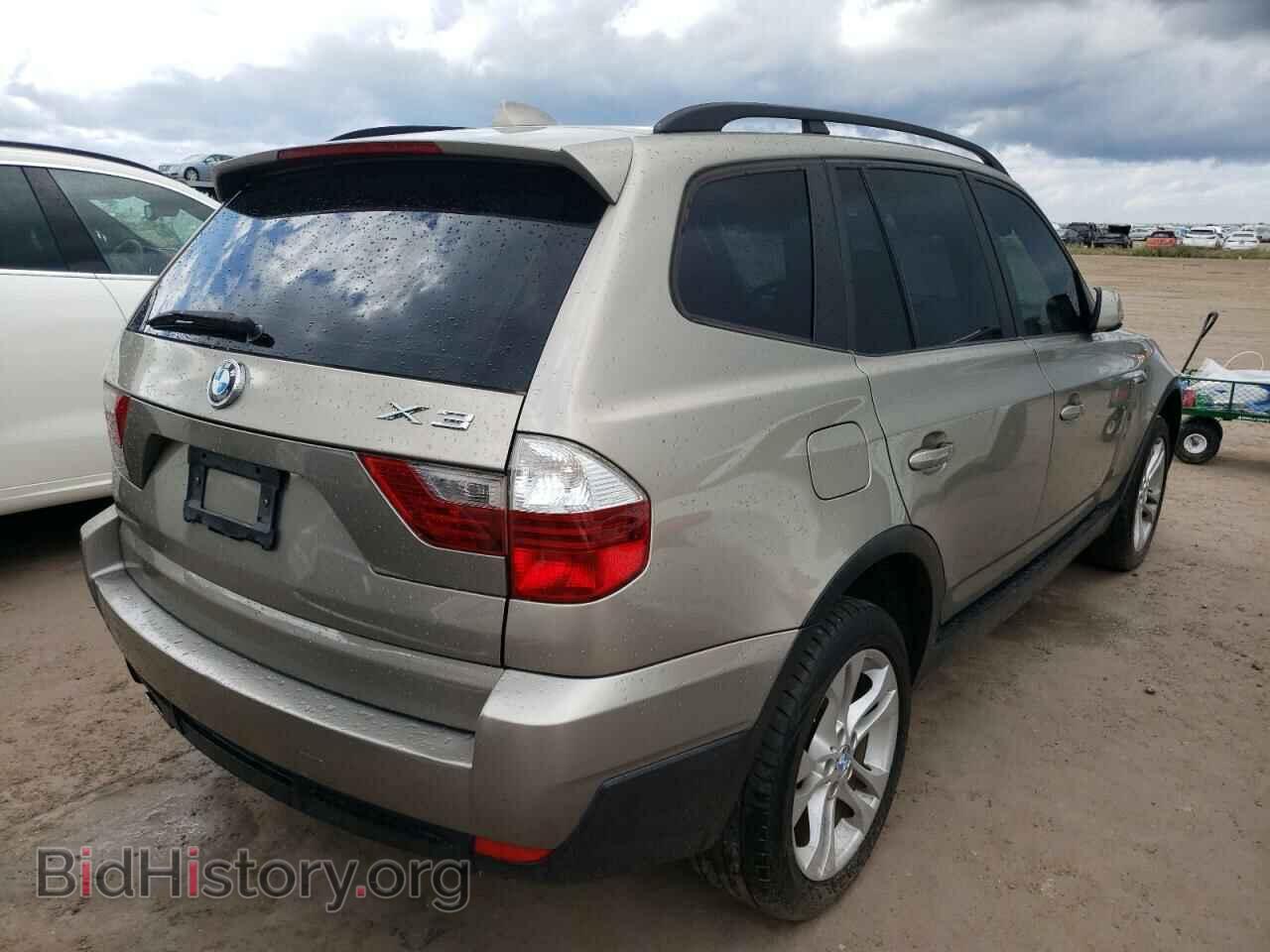 2008 BMW X3 - VIN: WBXPC93448WJ07041 - Фото 4