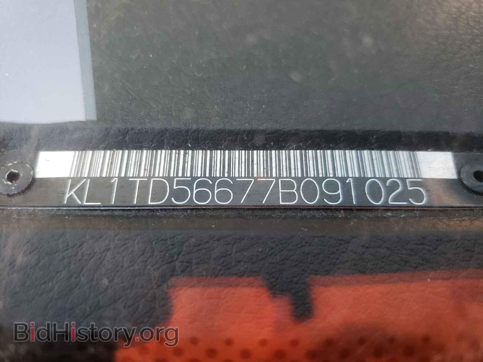 2007 CHEVROLET AVEO - VIN: KL1TD56677B091025 - Фото 10
