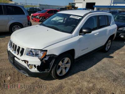 2013 Jeep COMPASS Sport, белый — VIN 1C4NJDBBXDD263023, Copart