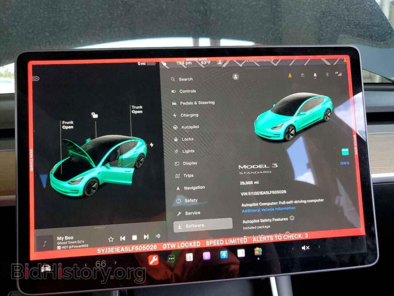 2020 TESLA MODEL 3 - VIN: 5YJ3E1EA5LF505026 - Photo 9