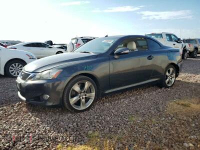 2010 Lexus IS 350, gray — VIN JTHFE2C28A2504501, Copart